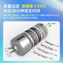 Youan escape mask filter fire self-rescue respirator gas mask rubber large packaging TZL30*10