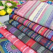 Zhuang headdress jacquard style Zhuang cloth clothing fabric ethnic tablecloth Guangxi costume Zhuang brocade 1 5 table cloth
