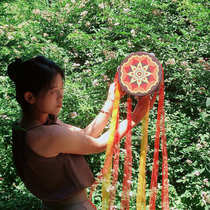Hanfu photo location props bells and drums Tang and Song style Dunhuang flying tambourine of the same style with multi-color streamer bells