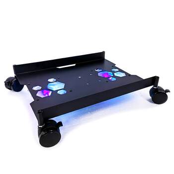 Sea view room widened main rack with rgb fan cooling main rack mobile computer main case bracket bracket e-sports