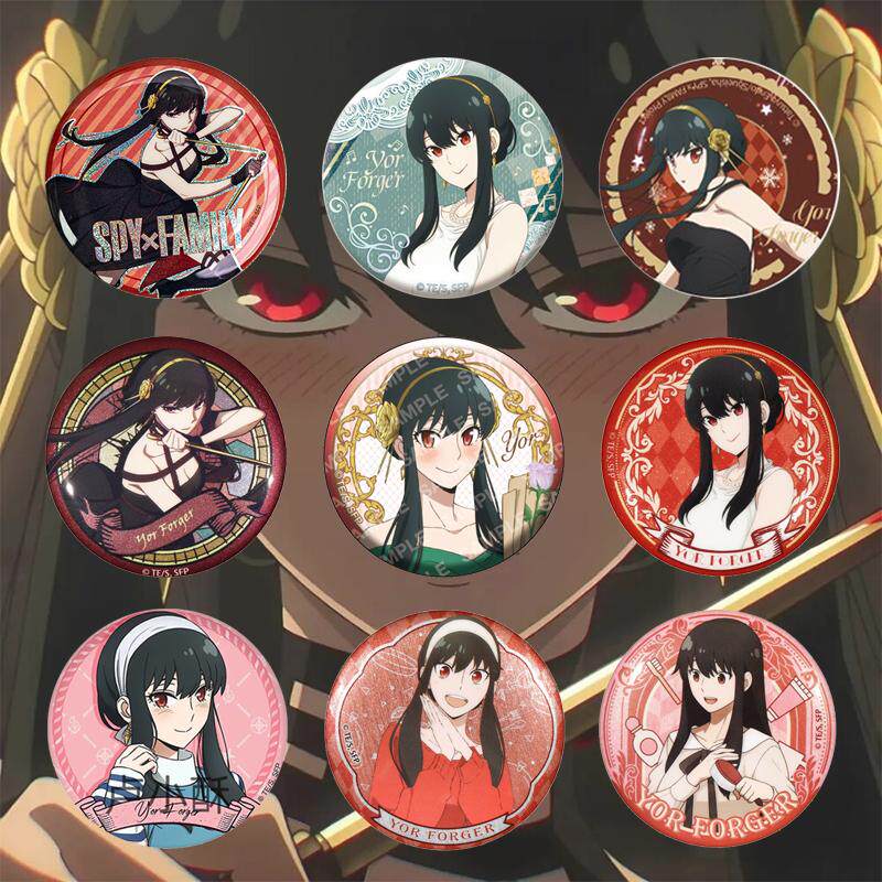 【Official Genuine】Yor Personal Pool Double Flash Badge/Pin Spy X Family Merchandise Anime Goods