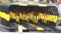 Brand new iron horse roadblock isolation and protective railing construction temporary fence factory L