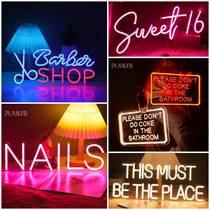 Neon Sign Led Night Light for Happy Birthday Party Decor Oh