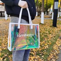 Symphony gift bag corporate event gift packaging pvc bag laser Christmas party practical shopping bag U