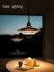 Nordic Danish Designer Adjustable Ph5 Ufo Restaurant Pendant Light, Unique Bar Island Retractable Hanging Light Fixture