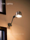Mooore Bauhaus Swing Arm Aluminum Telescopic Long Arm Table Lamp Foldable Arm Industrial Style Retro Bedroom Bedside Folding Wall Lamp