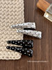 French Retro Polka Dot Hair Clip for Women 2025 New High-End Side Fringe Hair Clip Versatile Hairpin Hair Accessory