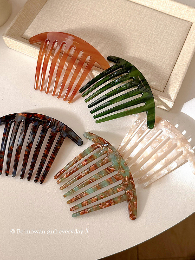 Lazy Hair Styling Tool Insert Comb 2025 New Hairpin Fashion Hair Clip Comb for Back of Head Bun Hairpin