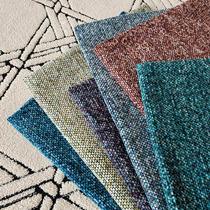 Monet color series pillow fabric sofa fabric clothing fabric large grain burlap