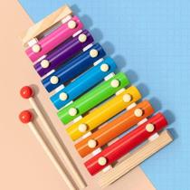 Childrens educational eight-tone player plays xylophone 1-2-3 weeks 4 years old percussion instrument early education baby music toy male