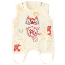 DuuDuu baby bellyband summer thin newborn baby half-back garment with feet to prevent colds bellyband baby belly button protection