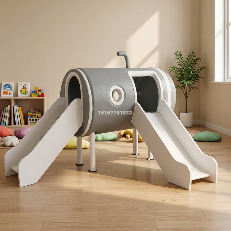 Internet-Famous Submarine Space Capsule Combination Slide Indoor Play Area Children's Playground Soft-Packed Rocket Amusement Park Equipment Internet-Famous Submarine Space Capsule Combination Slide Indoor Play Area Children's Playground Soft-Packed Rocket Amusement Park Equipment