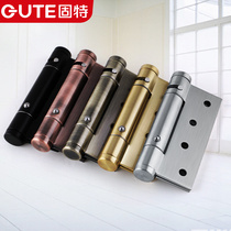Invisible door hinge stainless steel spring hinge automatic door closing behind closed door camera background wall hinge locating lotus leaf
