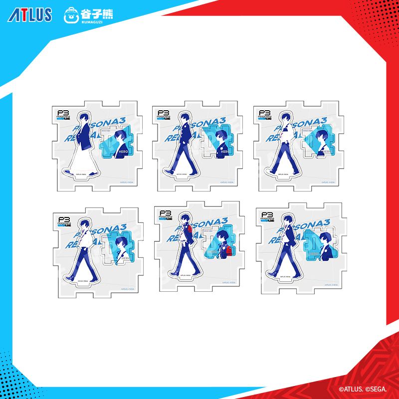 In Stock: Persona 3 Reload Main Character Walking Standee, Merchandise