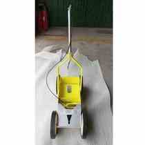 Paint striping car football field school sports track and field playground playground grass yellow line drawer