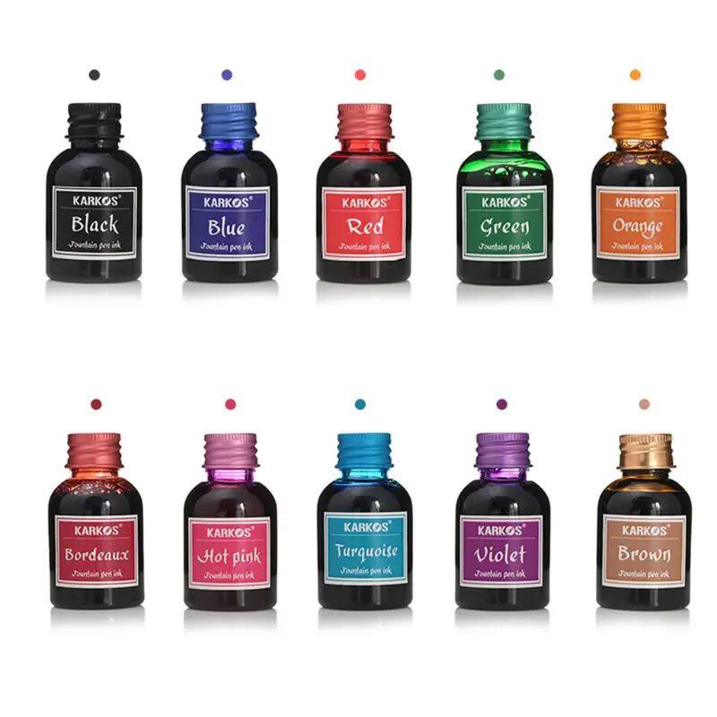 Исправлению сумки None Pure Colorful Pen Ink 30ml Refilling Inks Stationery School
