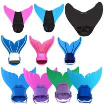 Factory direct sales mermaid fins for adults and children swimming training fins one-piece single-piece fins whale tail fins