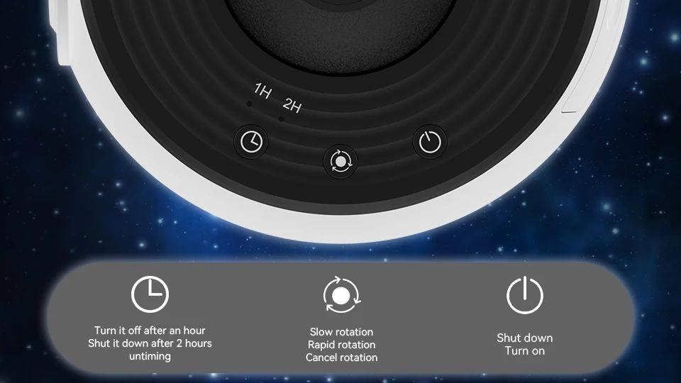 лампа 夜光银河投影仪星空投影仪360°旋转