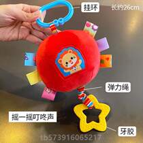 0 Soft cloth red ball chasing 13-month-old toy - baby baby training red vision * vision newborn ball