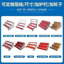 Chorus photo cantata movable folding steps photo stage stage ladder school three-story step sound direct sales