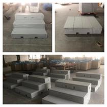 School new mobile flip folding table school music classroom mobile three-layer stage PE plastic combined direct sales