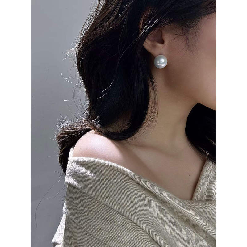 【Perfectly Round Large Pearls】Natural Pearl Earrings, Edison Grade, Super Large Pearls, for the Elite Socialite 【Perfectly Round Large Pearls】Natural Pearl Earrings, Edison Grade, Super Large Pearls, for the Elite Socialite