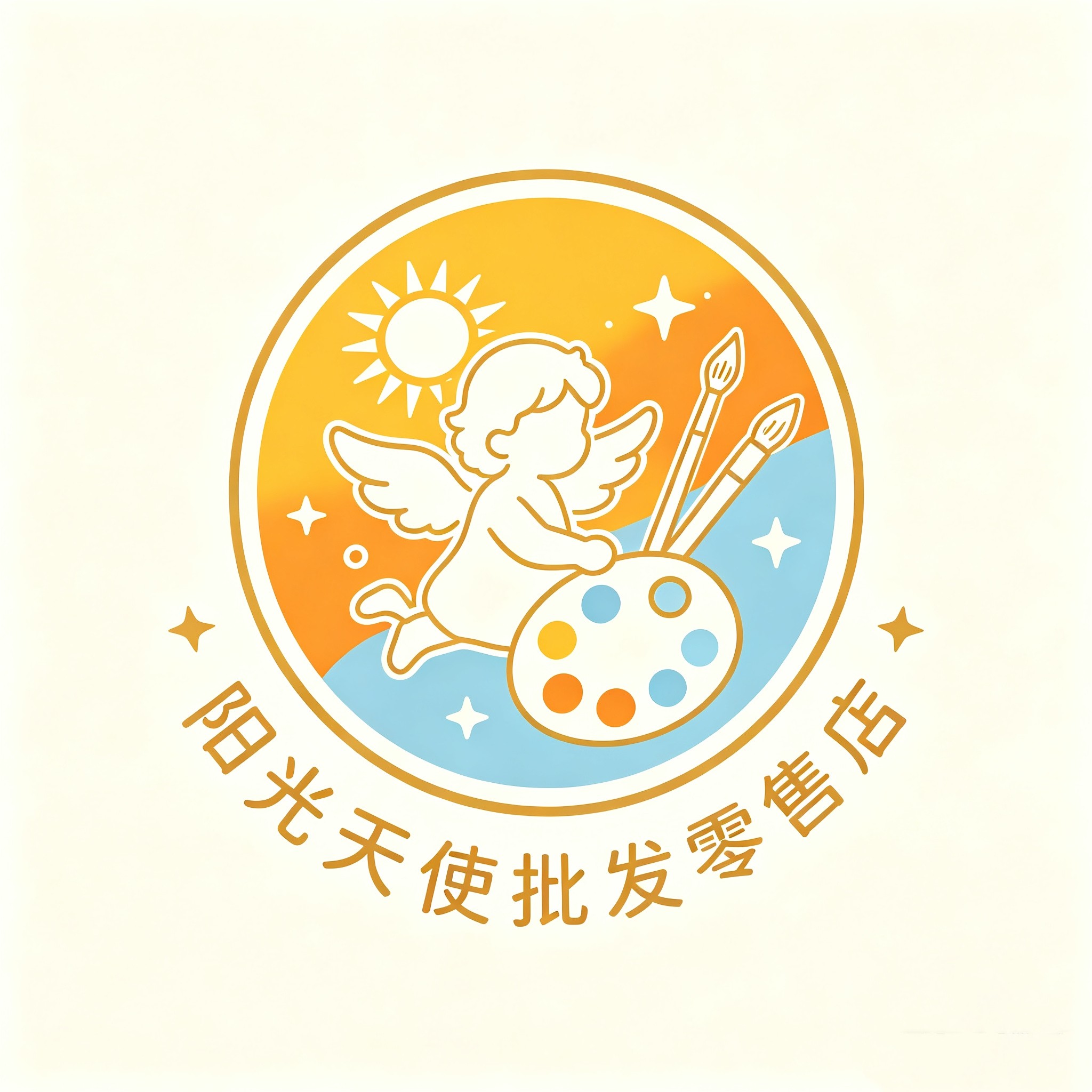 阳光天使批发零售店的LOGO