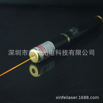 Qiying yellow single point laser flashlight 589nm yellow light laser sand table teaching star pen laser light