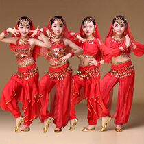 Childrens Indian womens costumes Indian dance costumes belly dance costumes Tianzhu girl dance costumes