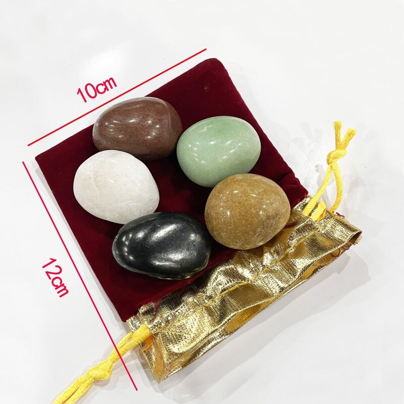 Natural Pebbles of Gold, Wood, Water, Fire, Earth, Black, White, Yellow, Red, and Green for Luck, Five Elements, Feng Shui Elements, Feng Shui Stone Ornaments Natural Pebbles of Gold, Wood, Water, Fire, Earth, Black, White, Yellow, Red, and Green for Luck, Five Elements, Feng Shui Elements, Feng Shui Stone Ornaments