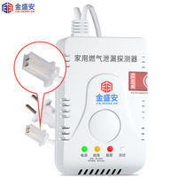 Jinshengan gas alarm control valve stand-alone household natural gas alarm automatically cuts off solenoid valve leakage elimination