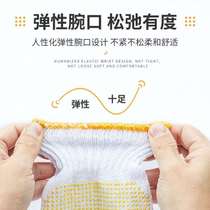 DL-1 labor protection gloves thickened wear-resistant rubberized gloves anti-slip glued cotton gloves construction site work gloves 12 pairs