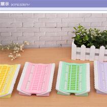 Cross-stitch thread arranger thread organizer thread embroidery tool thread winding board 30 positions can be tied to mark the color number and pin arrangement