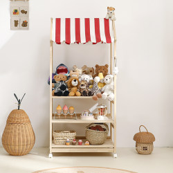 Toy Storage Rack Canteen Storage Rack Multi-Layer Car Baby Picture Book Display Rack Children's Storage Cabinet