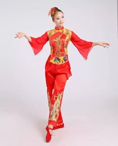 New Yangko costumes for female adults fan dance waist drum dance performance costumes drum costumes gongs and drums suits