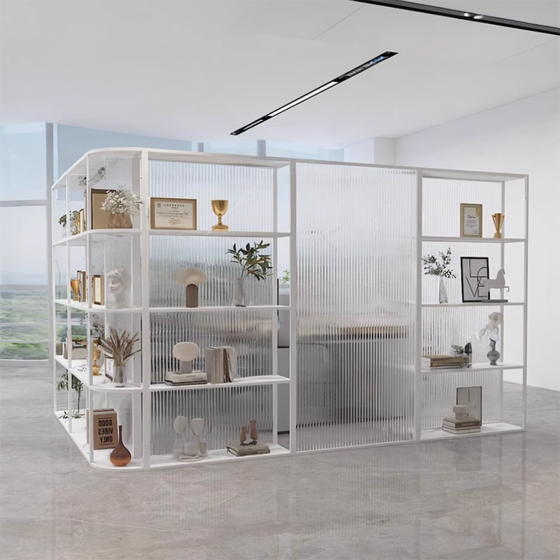 Office Glass Partition Wall Hotel Restaurant Company Corner Cabinet Storage Rack Half Wall Iron Fence Bezel Screen Office Glass Partition Wall Hotel Restaurant Company Corner Cabinet Storage Rack Half Wall Iron Fence Bezel Screen