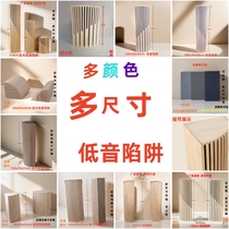 Acoustic diffusion board solid wood sound-absorbing board bass HIFI audio-visual room pine low-frequency trap log sound board audio