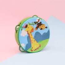 Professional drumming performance teacher kindergarten tambourine percussion instrument tambourine Orff with infant and toddler handbells