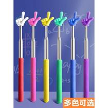 Retractable finger reading stick large childrens reading finger stick teaching aids teaching stick reading teacher special class baton