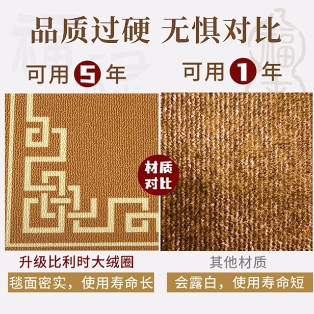 Floor mat entry door mat new Chinese style carpet living room large area full anti-slip mat home foot mat entry door mat