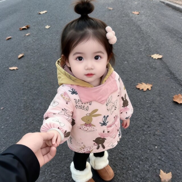 Smock for baby girls to wear as a foreign-style pure cotton children's apron, waterproof and dirt-proof, long-sleeved, thin, reverse dressing and eating protective clothing