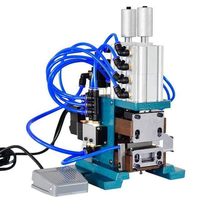 Long-term sales of upright core wire peeling machine Electric wire multi-core wire tangent stripping one time computer wire stripping machine