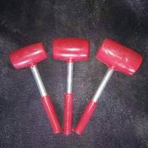 Transparent flooring tool leather hammer rubber hammer yellow leather hammer wooden handle rubber tendon hammer rubber installation hammer head