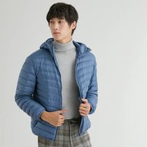 Men Ultra Light 90% Duck Down Jacket With Hooded Puffer Weig