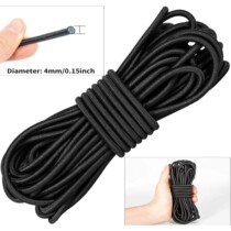 1 2 3 4 5MM Strong Elastic Rope White black High-Quality Ela