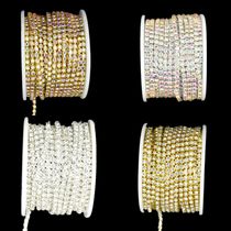 1Yard 10Yards Roll SS6-SS18 Shiny Crystal Rhinestone Chain S