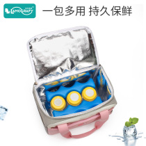Breast milk carrying equipment refrigerated work mommy bag milk storage bag breast milk freshness ice pack multifunctional mother and baby bag portable