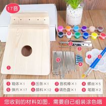 Girls early education handmade mini guitar for novices entry-level Internet celebrity self-taught high-quality national fashion diy singing ins