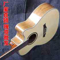 Manufacturer supplies 41-inch 40-inch folk cutaway bright acoustic guitar musical instruments for production
