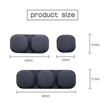 Silicone cable organizer new style pea simple desktop nail-free self-adhesive solid line data cable buckle organizes storage and wraps the cable